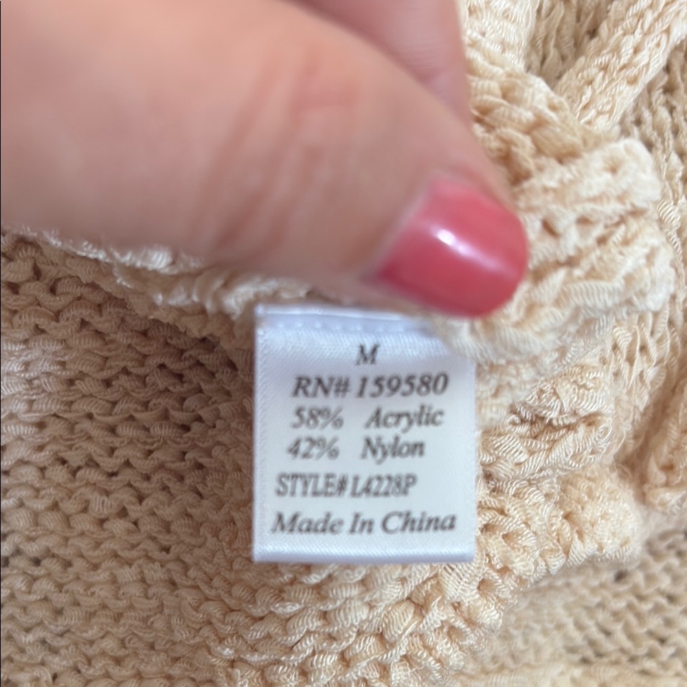 Pink Lily Cream Pajama Set Intimates Sleepwear - Picture 5 of 5
